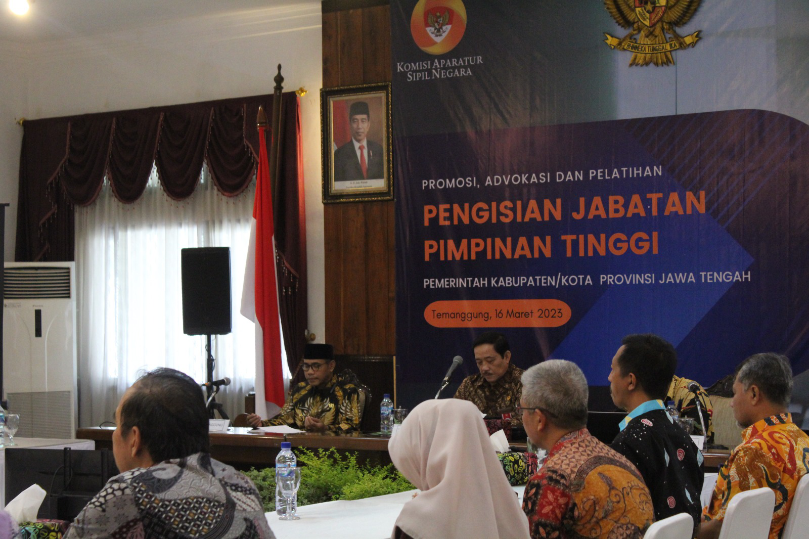 Bupati Apresiasi KASN Gelar Pembinaan Pengisian JPT Kabupaten/Kota Jawa Tengah