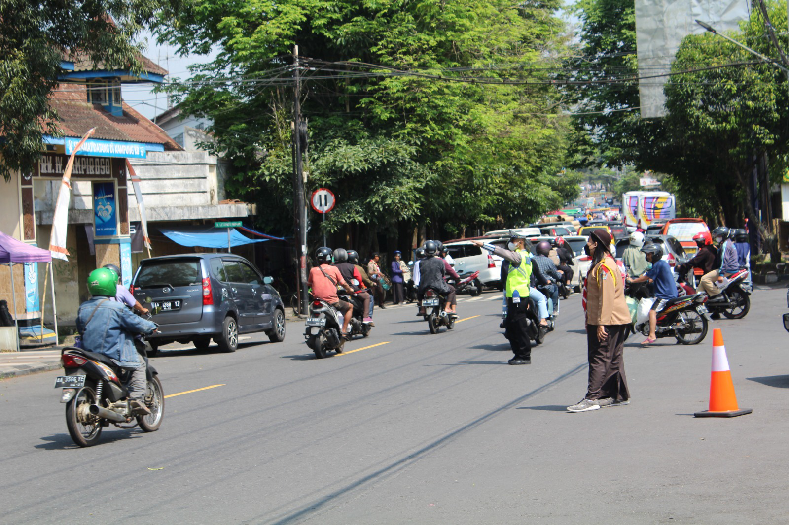 Jelang Puncak Arus Mudik, Lalu Lintas di Wilayah Temanggung Terpantau Padat Lancar