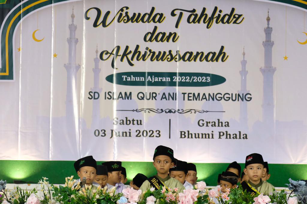 SD Islam Qurani Temanggung Laksanakan Wisuda Tahfidz dan Akhirussanah Tahun 2023