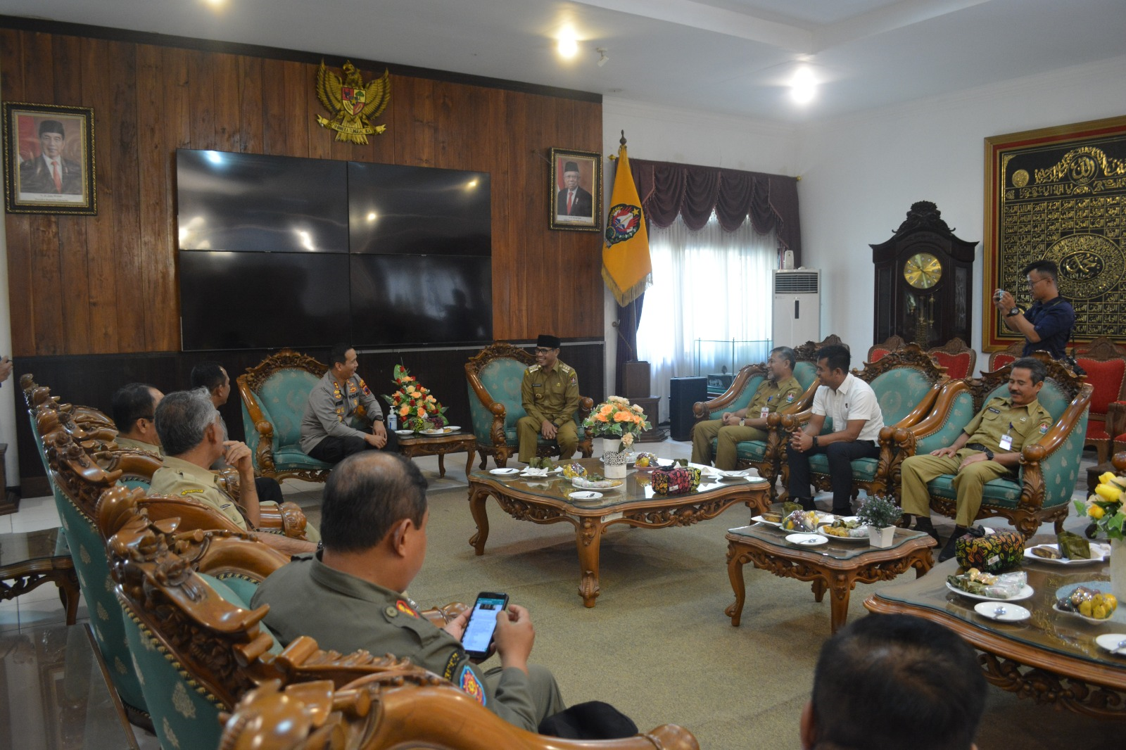 Bupati Terima Silaturahmi Kapolres Temanggung