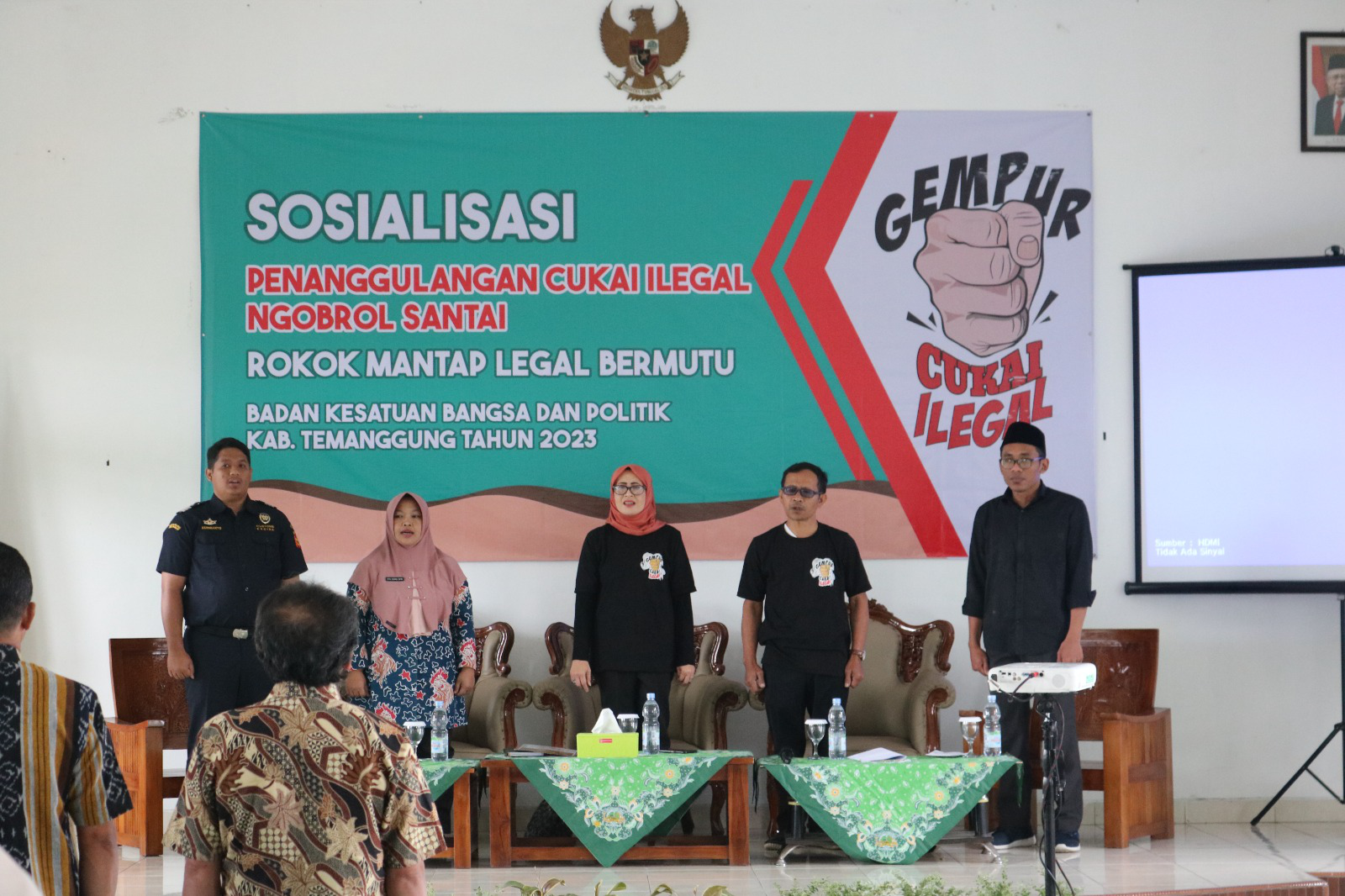 Perkuat Pemahaman Cukai Ilegal, Bankesbangpol Gelar Sosialisasi Kepada Mahasiswa