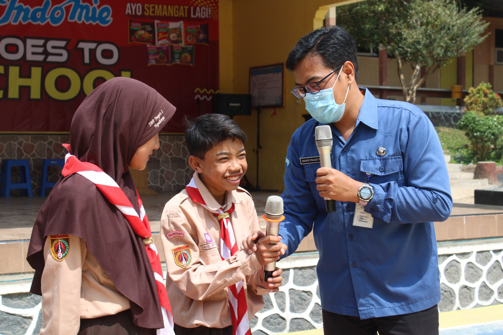 Kominfo Goes to School di SMPN 2 Ngadirejo Berlangsung Meriah