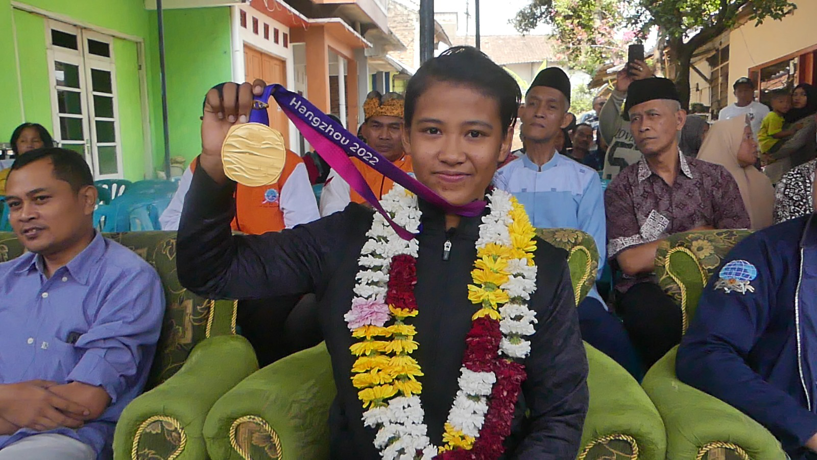 Amellya Atlet Sepeda BMX Asal Temanggung Raih Medali Emas di Asian Games