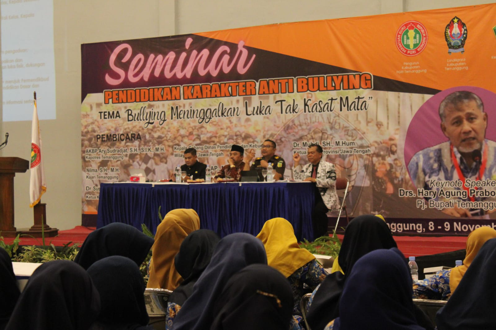 PGRI Kabupaten Temanggung Gelar Seminar Anti Bullying