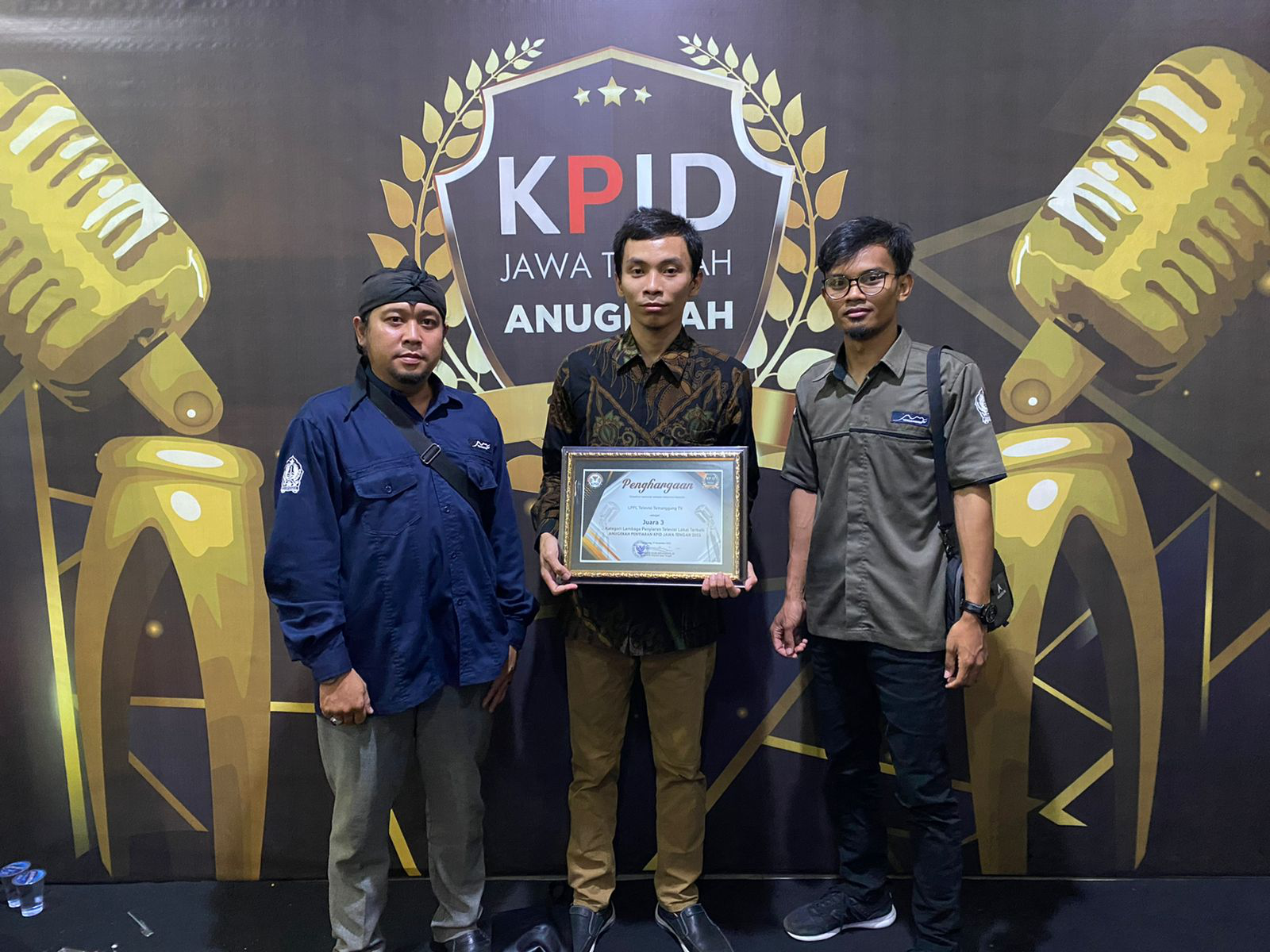 LPPL Temanggung TV Terima Anugerah Penyiaran KPID Award 2023