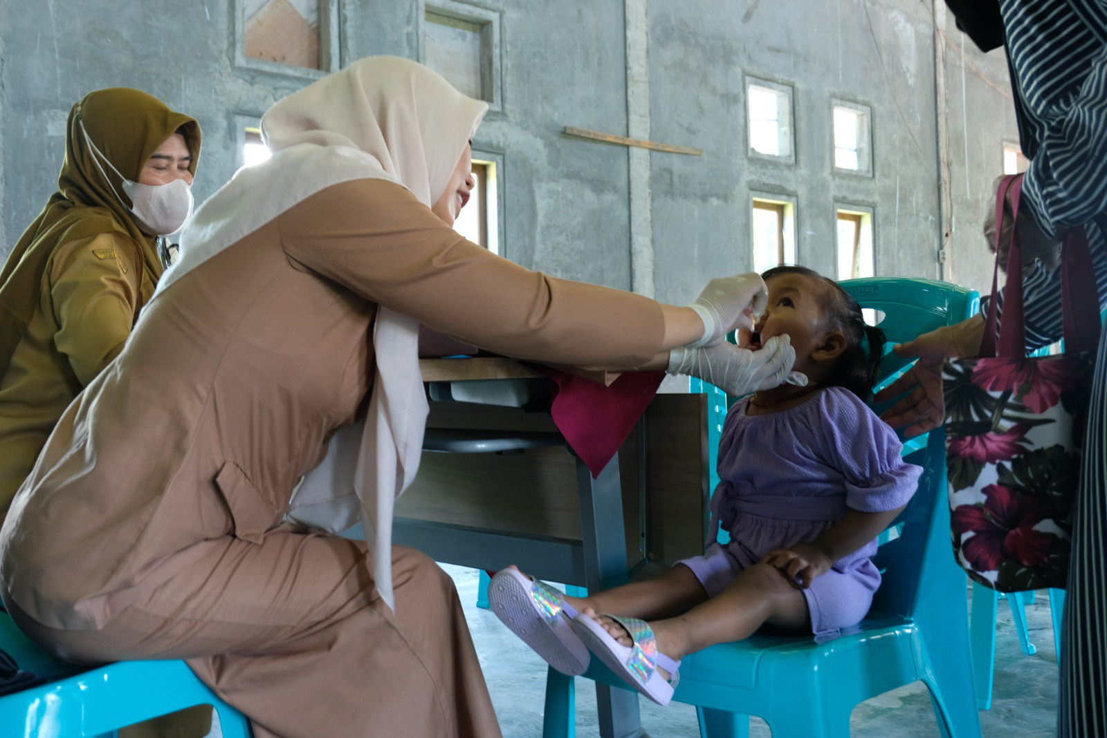 Masuki Putaran ke-2, Imunisasi Sub PIN Polio Berjalan Lancar