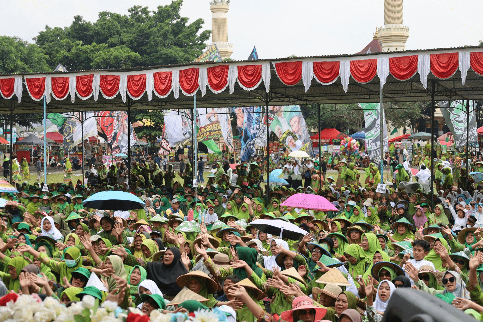 Ribuan Orang Hadiri Harlah ke-78 Muslimat NU di Alun-Alun Temanggung