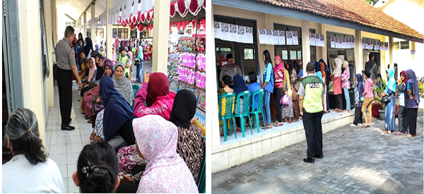 Antusias Warga Berbelanja di Pasar Murah