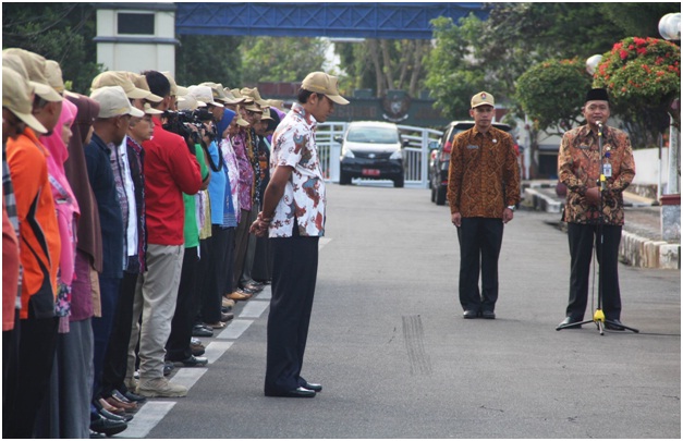 Apel Pelepasan Sekda Kabupaten Temanggung