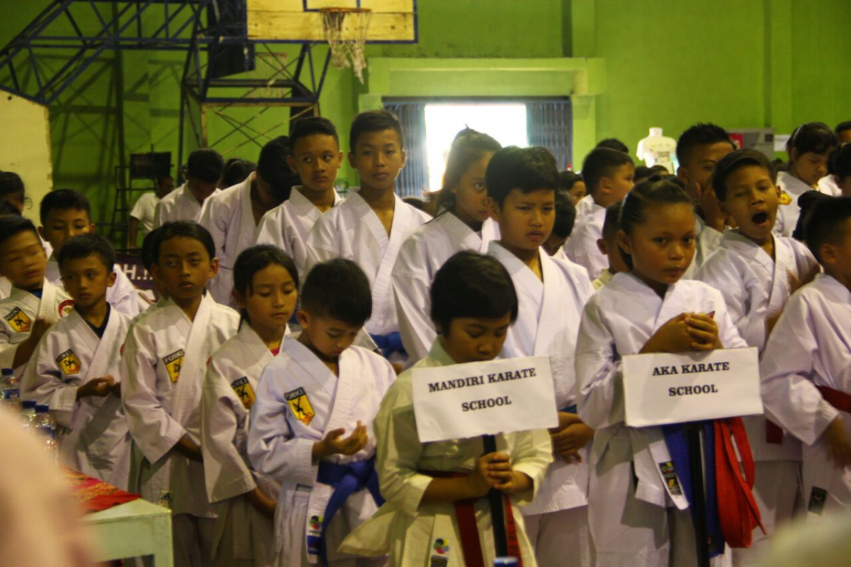 Kejuaran Karate se-eks Karisidenan Kedu Ajang Bibit Atlet Nasional