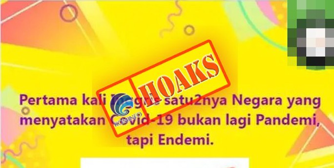 [HOAKS] Inggris Jadi Negara Pertama Tetapkan Covid-19 sebagai Endemi