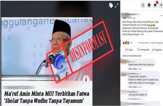 [DISINFORMASI] Wakil Presiden K.H Ma