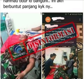 [DISINFORMASI] Danramil Sungai Kakap Tertembak dalam Pengamanan Ricuh di Pontianak