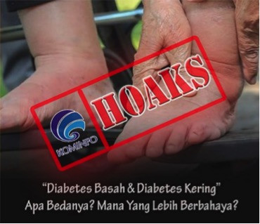 [HOAKS] Diabetes Kering dan Basah