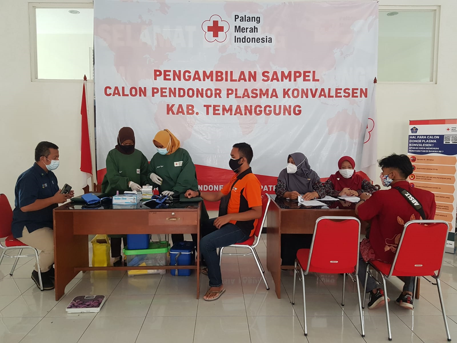 PMI dan Relawan Gedor Lakon Jaring Pendonor Plasma Konvalesen