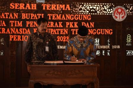 Serah Terima Jabatan Penjabat Bupati Temanggung