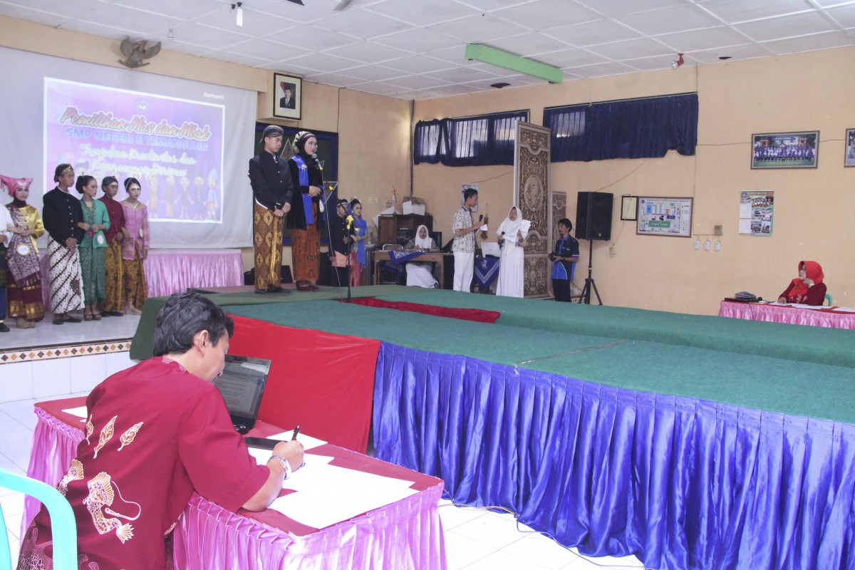 Tingkatkan Kreatifitas Siswa SMP N 6 Temanggung Adakan Ajang Mas dan Mbak Tingkat Sekolah 